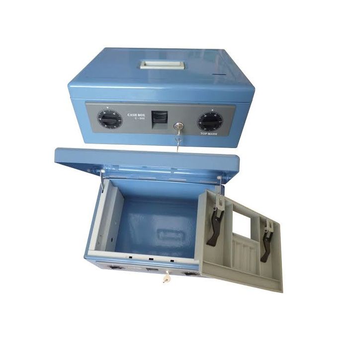 Metal Cash Box with Combination Lock - Image 2