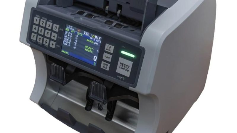Multi currency sorter machine.