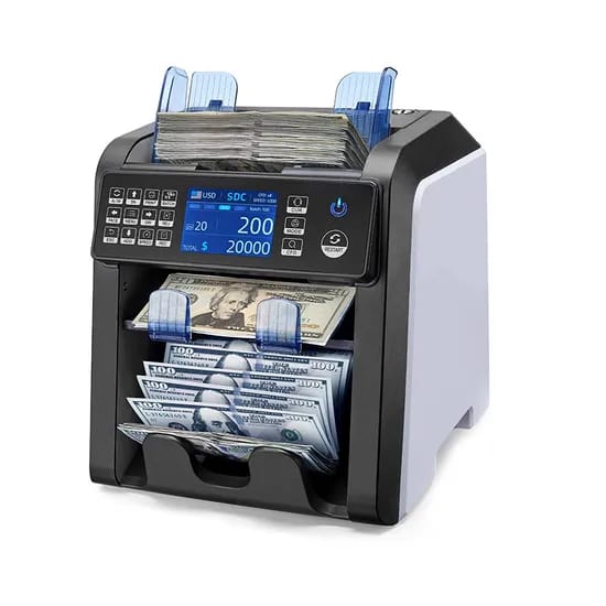 We also have the 2 pockets multi currency sorting machine